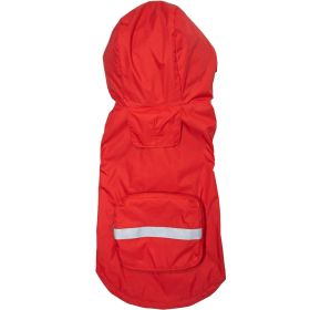 Packable Raincoat (yellow: Red, Extra Large:: X-Large)