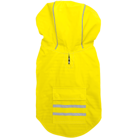 Slicker Raincoat with Striped Lining (yellow: Yellow, Extra Large:: 3X-Large)