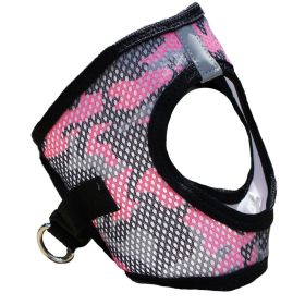 American River Choke Free Dog Harness Camouflage Collection (yellow: Pink Camo, Extra Large:: medium)