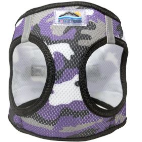 American River Choke Free Dog Harness Camouflage Collection (yellow: Purple Camo, Extra Large:: medium)