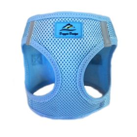 American River Solid Ultra Choke Free Dog Harness (yellow: light blue, Extra Large:: medium)