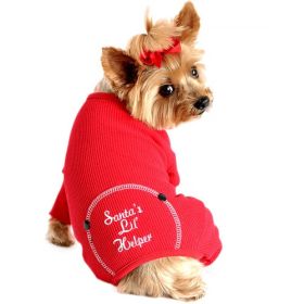Christmas Dog Pajama (yellow: Purple, Extra Large:: XL: Santa's Lil' Helper, Extra Large: yellow: Purple, Extra Large:: XL: X-Small)
