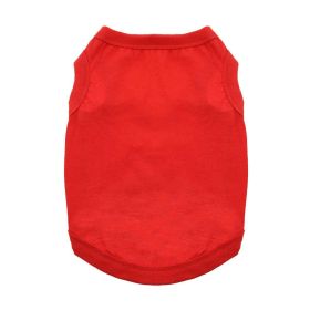 Cotton Dog Tank (yellow: Purple, Extra Large:: XL: Flame Scarlet Red, Extra Large: yellow: Purple, Extra Large:: XL: large)
