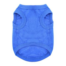 Cotton Dog Tank (yellow: Nautical Blue, Extra Large:: large)