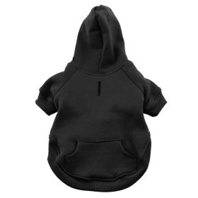 Flex-Fit Dog Hoodie (yellow: Black, Extra Large:: large)