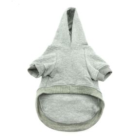 Flex-Fit Dog Hoodie (yellow: Gray, Extra Large:: large)