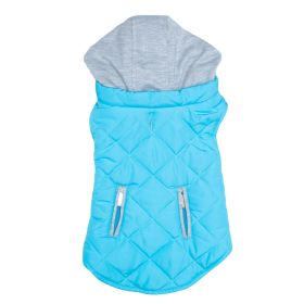 Weekender Dog Sweatshirt Hoodie (yellow: light blue, Extra Large:: large)